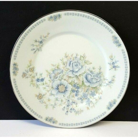 Lenox Oxford Bone China 'Midsummer' 3-pc Dinner Plate, Cup, Saucer 1979-1983 USA - Picture 3 of 11